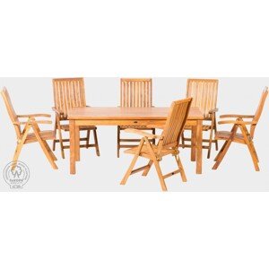 FaKOPA s. r. o. GIOVANNI SET VI - záhradný sestava s křesly, teak