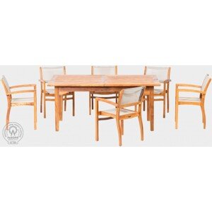 FaKOPA s. r. o. ELEGANTE SET III - záhradná zostava z teaku s kreslami ROMA, teak