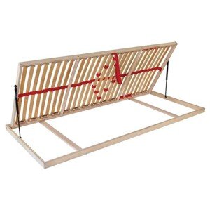 Ahorn PRIMAFLEX Kombi P ĽAVÝ - výklopný lamelový rošt 90 x 200 cm, brezové lamely + brezové nosníky