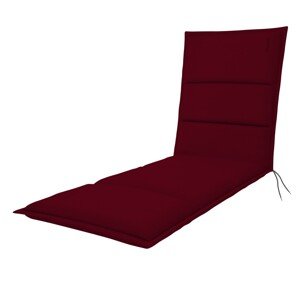 Doppler CITY polster na záhradné lehátko - bordó (vínový) (4413), 100 % polyester