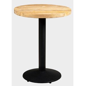 FaKOPA s. r. o. ALINA - záhradný jedálenský stôl ⌀ 60 cm, teak + kov