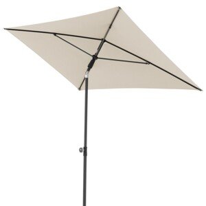 Doppler ACTIVE 200 x 120 cm - obdĺžnikový slnečník so stredovou nohou prírodná (slonovinová kosť - kód farby 820)