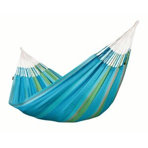 La Siesta Hojdacia sieť FLORA KINGSIZE STRIPES - curacao, 100% organická bavlna