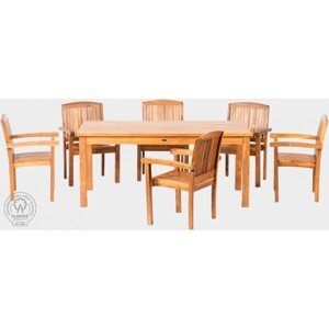 FaKOPA s. r. o. GIOVANNI SET IV - záhradný sestava z teaku s křesly, teak