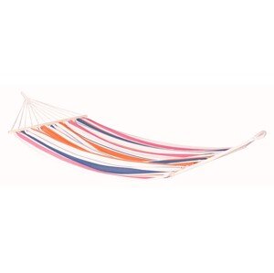 La Siesta Hojdacia sieť s tyčou CHILLOUNGE® SINGLE - sunrise, 45 % bavlna, 45 % polyester, 10 % viskóza/ Rozperná tyč: Breza
