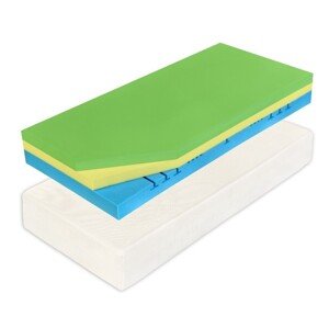 Curem CUREM C3500 22 cm - pohodlný pamäťový matrac s pevnejšou podporou 110 x 210 cm, snímateľný poťah