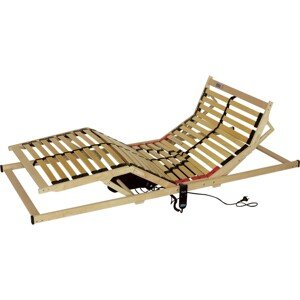 Materasso DOUBLE MOBIL T5 - elektricky polohovateľný lamelový rošt 90 x 190 cm, březové lamely + bukové nosníky