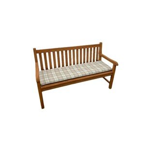 Doppler CASA 4403 - sedák na 2-miestnu lavicu 120 x 45 x 4 cm - zelený + béžový, 100 % polyester