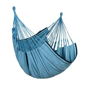 La Siesta CUMBIA COMFORT ORGANIC - hojdacia sedačka k stojanu Udine - bluezebra, 100 % organická bavlna