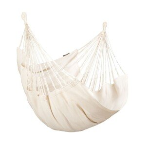 La Siesta CUMBIA COMFORT ORGANIC - hojdacia sedačka k stojanu Udine - latte, 100 % organická bavlna
