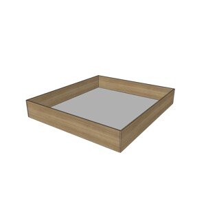 BMB ÚLOŽNÝ PRIESTOR dno pevné - dyha buk 120 x 200 cm, buk dyha