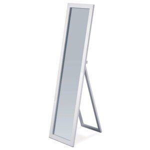 Autronic ZRKADLO - stojace s konštrukciou z MDF - 150 cm - biela matná farba, MDF doska