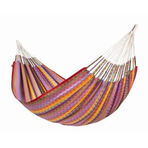 La Siesta FLORA KINGSIZE PATTERN - hojdacia sieť s dlhou životnosťou a vysokou nosnosťou, 100% organická bavlna