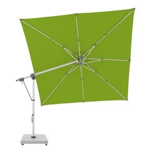 Doppler EXPERT 3 x 3 m – záhradný výkyvný slnečník s bočnou tyčou světle zelený (kód farby T841)