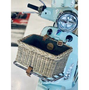FaKOPA s. r. o. VESPA - ratanový košík na motorku, prírodný ratan
