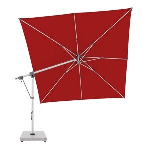 Doppler EXPERT 3 x 3 m – záhradný výkyvný slnečník s bočnou tyčou červený (kód farby T809)