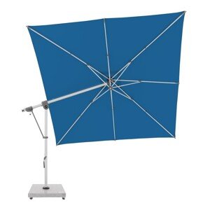 Doppler EXPERT 3 x 3 m – záhradný výkyvný slnečník s bočnou tyčou modrý (kód farby T821)