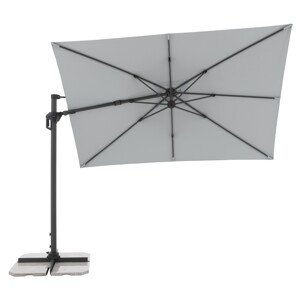 Doppler ACTIVE 310  x 210 cm - moderný slnečník s bočnou nohou světle šedá (kód farby 827)