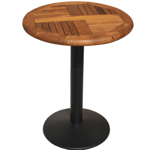 FaKOPA s. r. o. VARENA - záhradný teakový jedálenský stôl ⌀ 60cm, teak