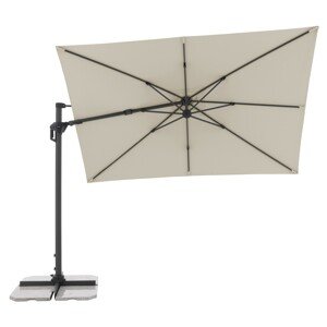 Doppler ACTIVE 310  x 210 cm - moderný slnečník s bočnou nohou prírodná (slonovinová kost - kód farby 820)