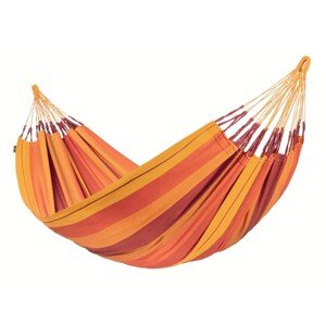 La Siesta Hojdacia sieť MODESTA DOUBLE STRIPES - volcano, 100% organická bavlna