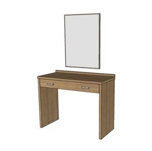 BMB TOALETNÝ STOLÍK - z lamina, lamino