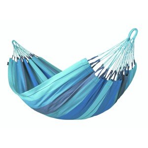 La Siesta Hojdacia sieť MODESTA SINGLE STRIPES - lagoon, 100% organická bavlna